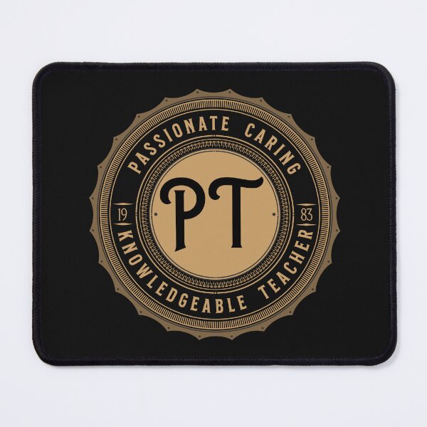 Item preview, Physical therapy Design for graduates in 1983 (another design is available without the year) for a stylish declaration of your profession of PT for teachers, co workers, retirement or a gift.  designed and sold by tranquilbeach.