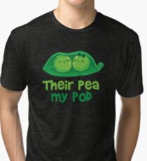 Their Pea My Pod - Surrogate Surrogacy Tri-blend T-Shirt