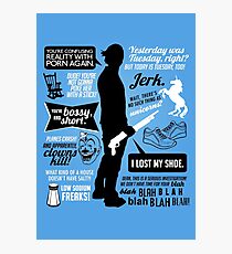 Sam Winchester Quotes Photographic Print