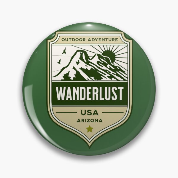 Item preview, Vintage Nature Adventure Travel Wanderlust Arizona designed and sold by CattlettArt.