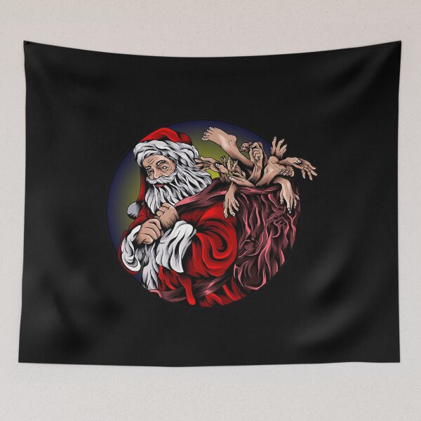 Item preview, Psycho Killer Santa - Funny Christmas - Funny Halloween - Maniac - Killer Santa  designed and sold by Stephen Scharf.
