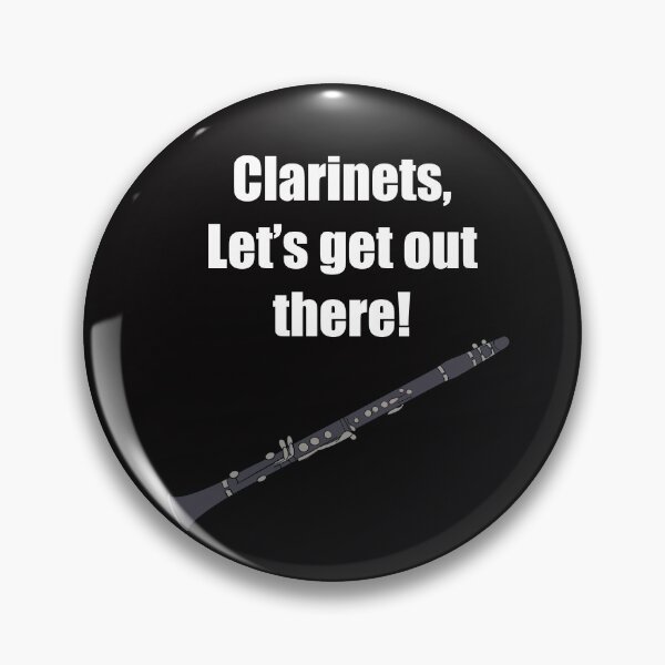 Clarinet shirt  Pin