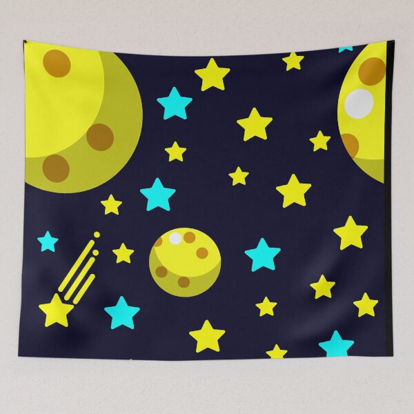 Item preview, cool wallpapers iphone, blue with yellow color designed and sold by The Love Quill.
