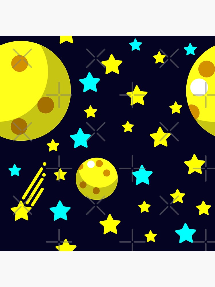 "cool wallpapers iphone, blue with yellow color" Sticker by