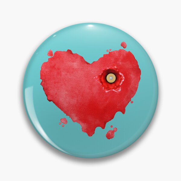 Item preview, Bullet in the heart. Symbol of falling in love designed and sold by Goliardika-Shop.
