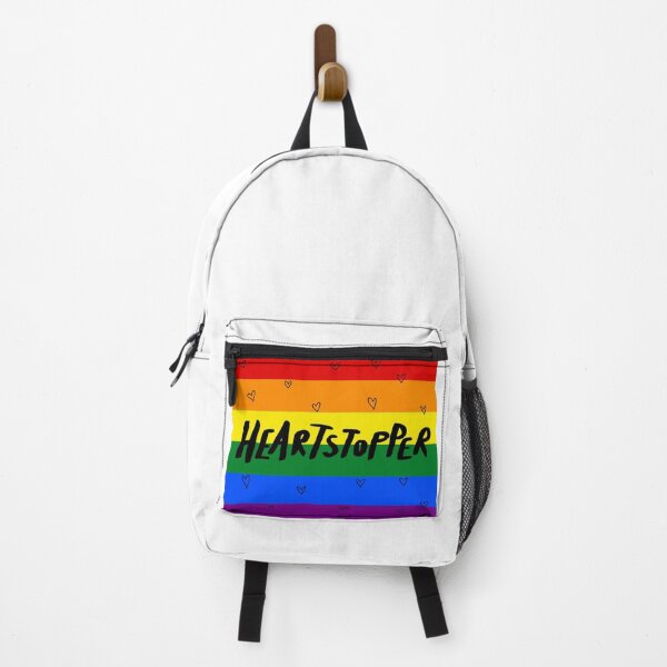 Item preview, heartstopper logo, gay flag designed and sold by Diygurugirl.