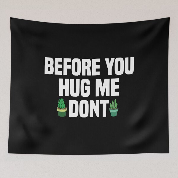 Item preview, Funny Cactus Shirt Before You Hug Me Dont - Sarcastic Plant Classic T-shirt designed and sold by Achrafilla1.
