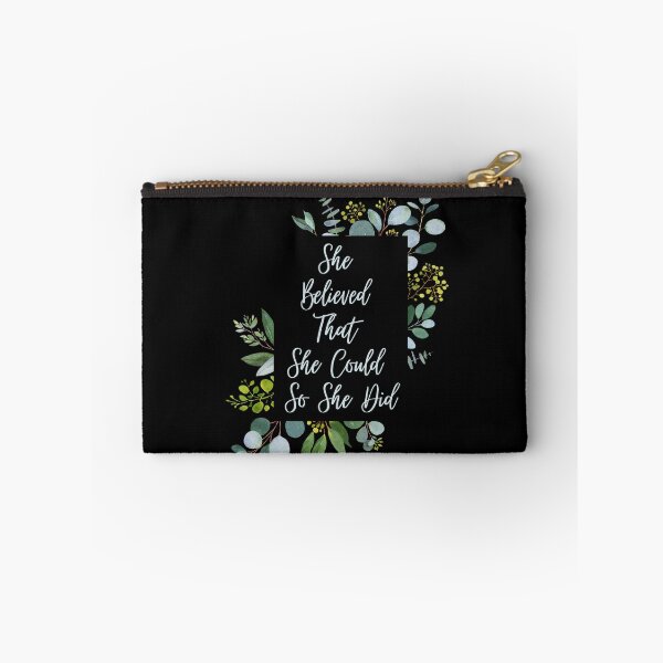 Item preview, She Believed She Could So She Did | Watercolor designed and sold by KarolinaPaz.