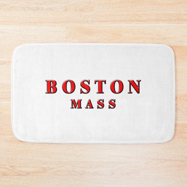 Item preview,  Boston, Mass - Red Letters w/Black Outline designed and sold by SouthShorePics.