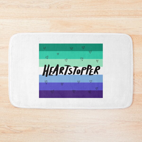 Item preview, heartstopper logo, gay (mlm) flag designed and sold by Diygurugirl.