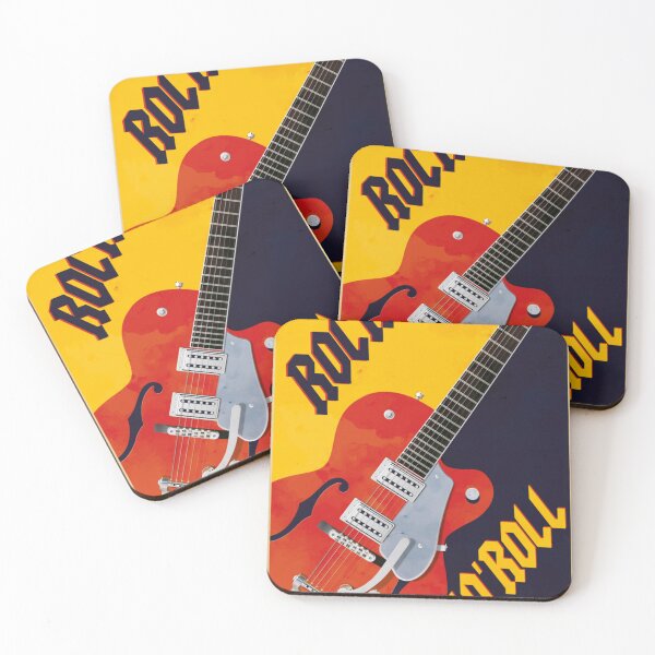 Item preview, Rock'n'Roll Vintage guitar Poster designed and sold by JakubMat.
