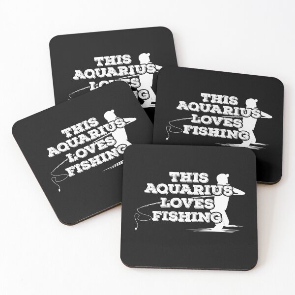 Item preview, This Aquarius Loves Fishing designed and sold by TheCrazyBear.
