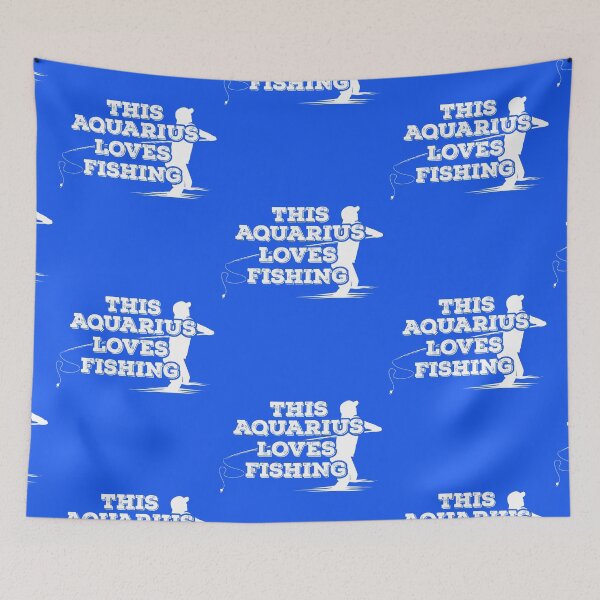 Item preview, This Aquarius Loves Fishing designed and sold by TheCrazyBear.