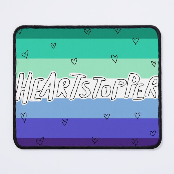Item preview, heartstopper logo, gay (mlm) flag designed and sold by Diygurugirl.