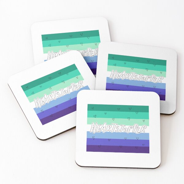 Item preview, heartstopper logo, gay (mlm) flag designed and sold by Diygurugirl.