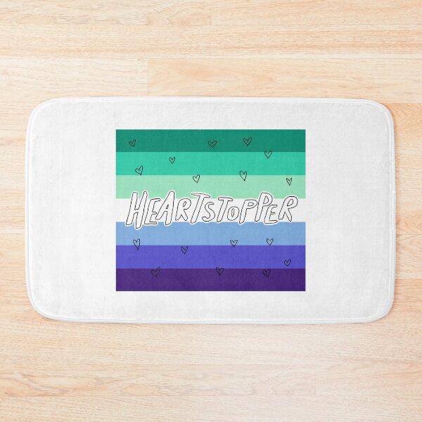 Item preview, heartstopper logo, gay (mlm) flag designed and sold by Diygurugirl.