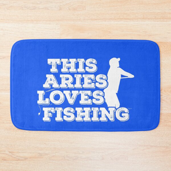 Item preview, This Aries Loves Fishing designed and sold by TheCrazyBear.