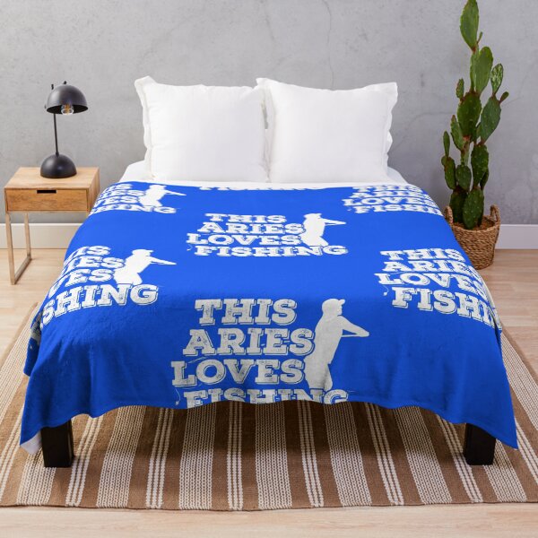 Item preview, This Aries Loves Fishing designed and sold by TheCrazyBear.