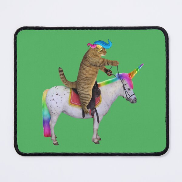 Item preview, Super cute, rainbow coloured baby unicorn with rainbow kitty cat with his magical quiff, for adults and kids designed and sold by haRexia.