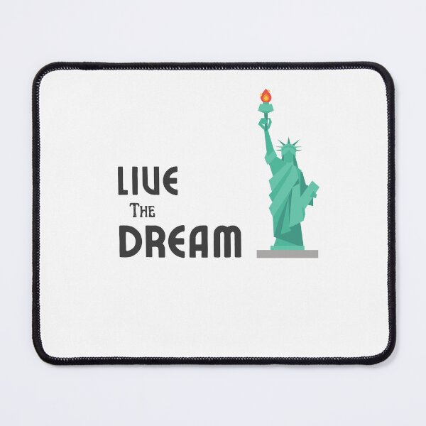 Item preview, Live the dream Statue of liberty Tshirt designed and sold by explorecity.