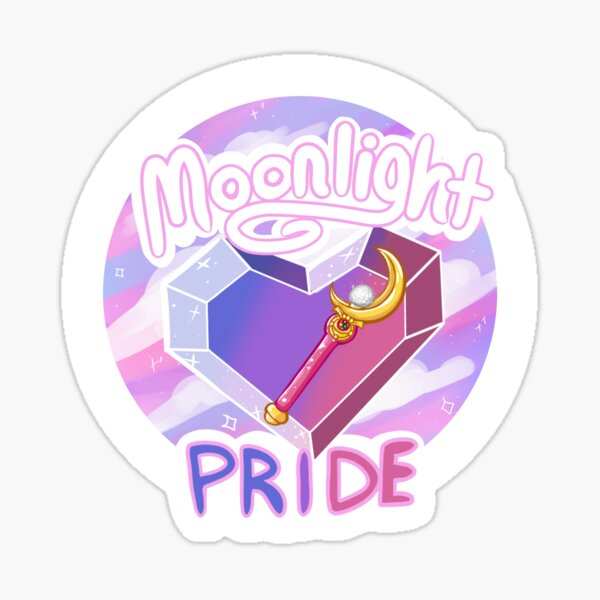 Moonlight Pride (Bisexual Pride) Sticker