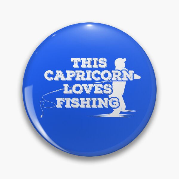 Item preview, This Capricorn Loves Fishing designed and sold by TheCrazyBear.