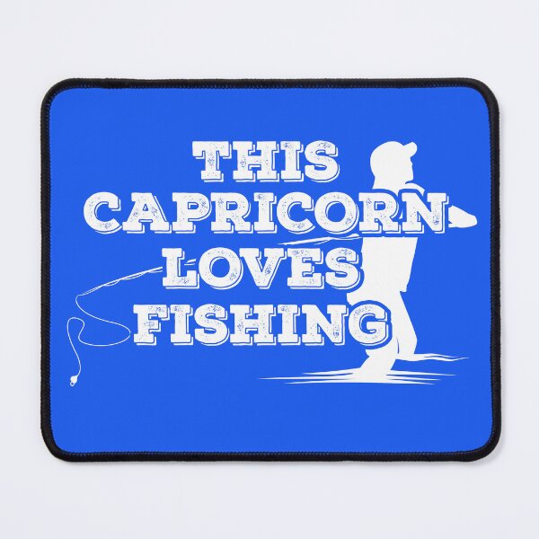 Item preview, This Capricorn Loves Fishing designed and sold by TheCrazyBear.
