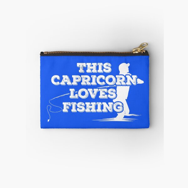Item preview, This Capricorn Loves Fishing designed and sold by TheCrazyBear.