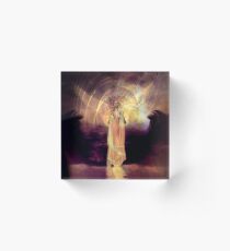 Rose Moxon and Helene Kippert - Solstice Angel 2 Acrylic Block