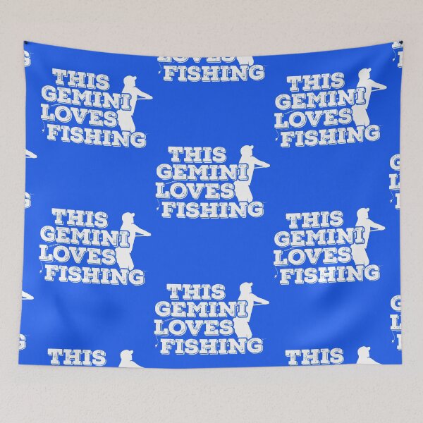 Item preview, This Gemini Loves Fishing designed and sold by TheCrazyBear.