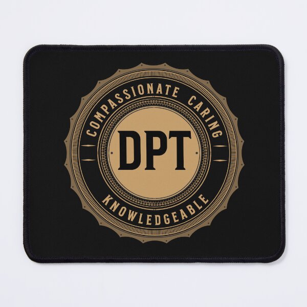 Item preview, Doctorate of Physical therapy Design for a stylish declaration of your profession of PT for teachers, co workers, retirement or a gift.  designed and sold by tranquilbeach.