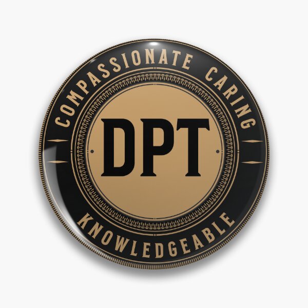 Item preview, Doctorate of Physical therapy Design for a stylish declaration of your profession of PT for teachers, co workers, retirement or a gift.  designed and sold by tranquilbeach.