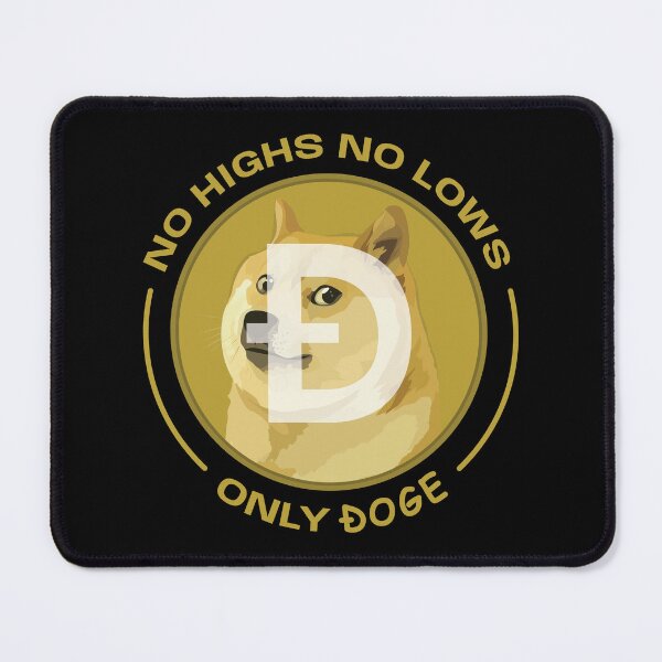 Item preview, Dogecoin - No highs, no lows, only DOGE (Logo) designed and sold by SWISH-Design.