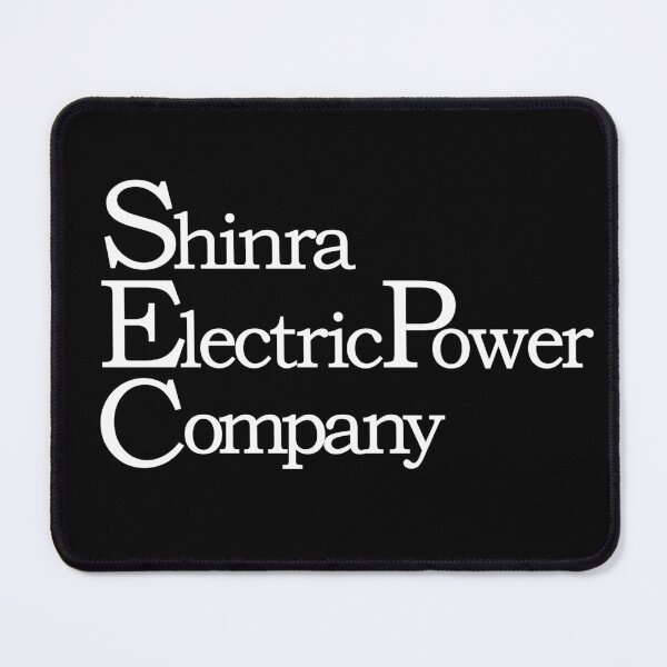 Item preview, Final Fantasy® VII Remake - Shinra Electric Power Company (English Wordmark Logo) [White] designed and sold by SWISH-Design.