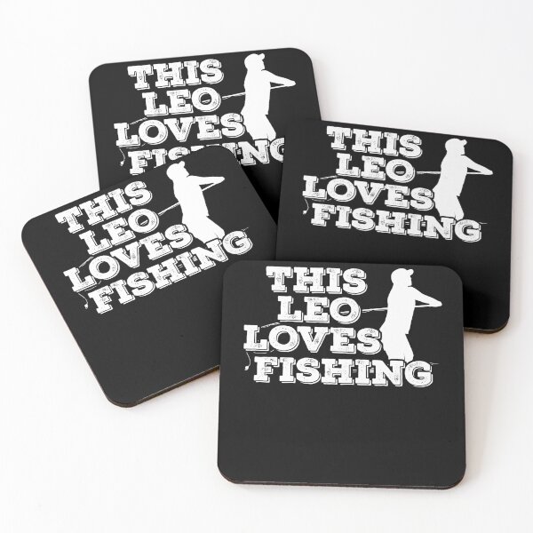 Item preview, This Leo Loves Fishing designed and sold by TheCrazyBear.
