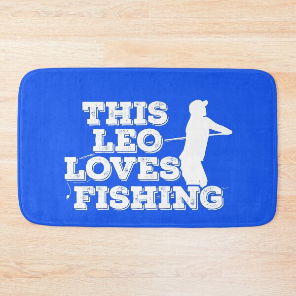 Item preview, This Leo Loves Fishing designed and sold by TheCrazyBear.