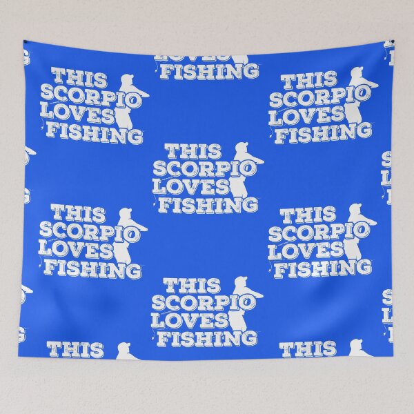 Item preview, This Scorpio Loves Fishing designed and sold by TheCrazyBear.