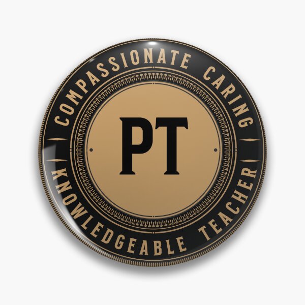 Item preview, Physical therapy Design for a stylish declaration of your profession of PT for teachers, co workers, retirement or a gift.  designed and sold by tranquilbeach.