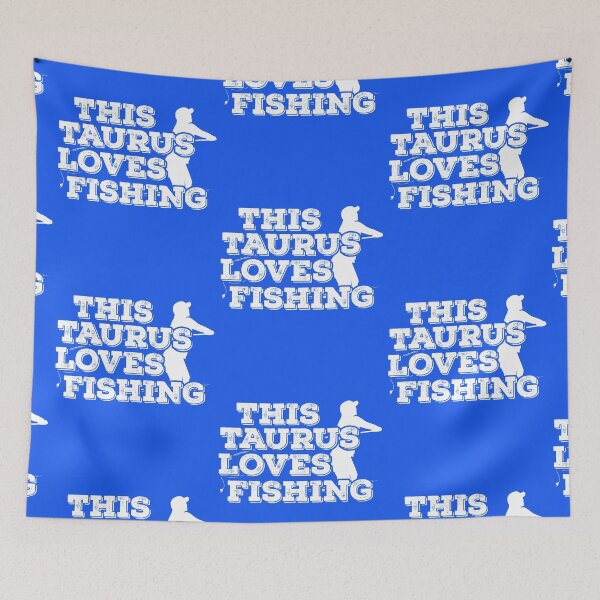Item preview, This Taurus Loves Fishing designed and sold by TheCrazyBear.