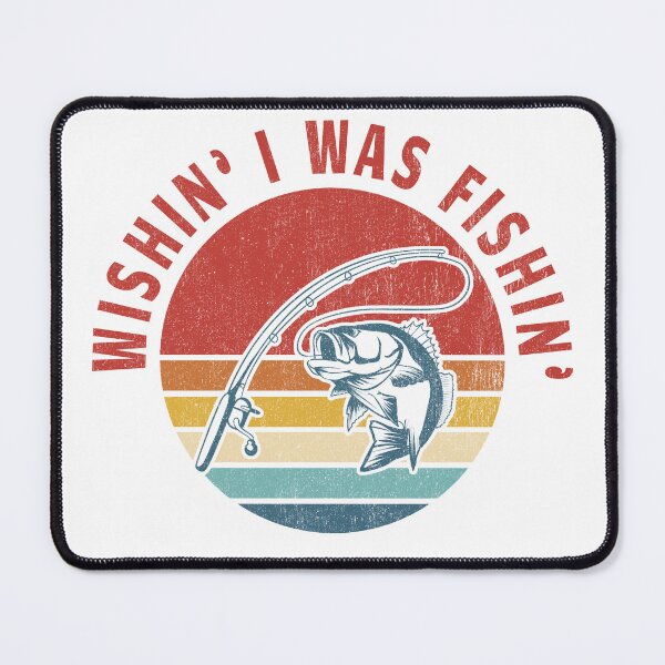 Item preview, Wishin' I Was Fishin' Vintage Sunset Fishing Design designed and sold by Phase2Tees.