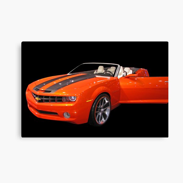 Orange Camaro II Canvas Print