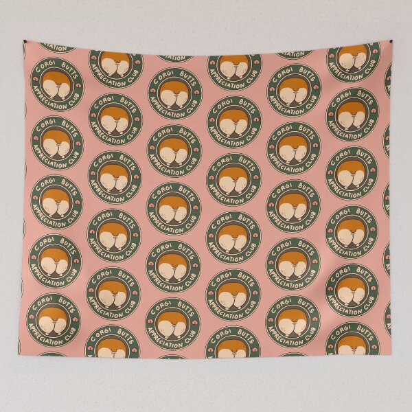 Item preview, Corgi Butts Appreciation Club designed and sold by fluffymafi.