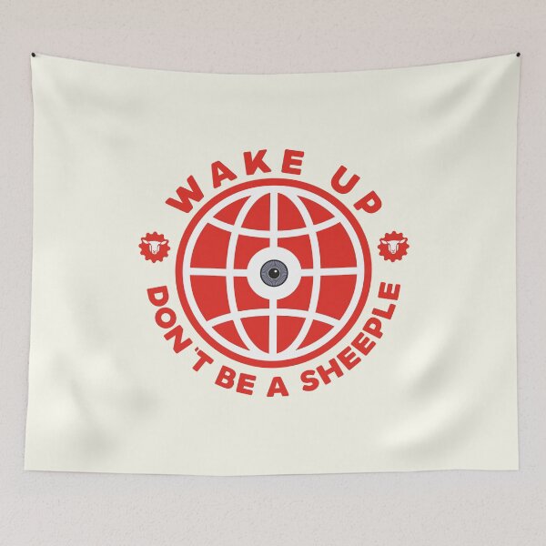 Item preview, Wake up - Don't Be a Sheeple designed and sold by safakadhim.
