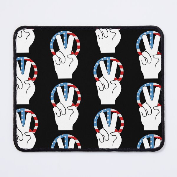 Item preview, Fourth 4th of July American Flag Peace Sign designed and sold by Theparticular.