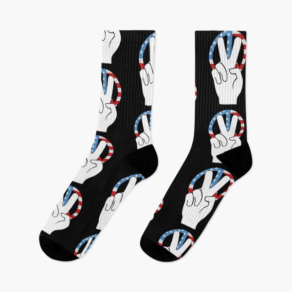 Item preview, Fourth 4th of July American Flag Peace Sign designed and sold by Theparticular.
