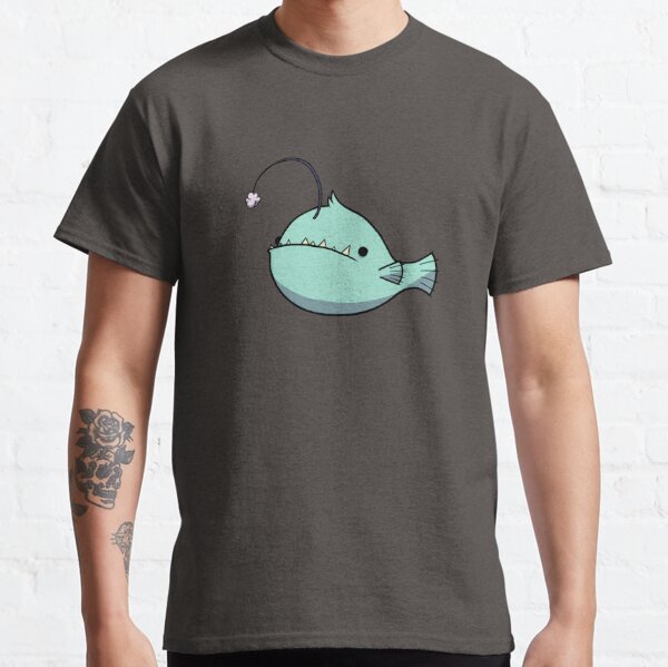 Angler Fish Glow In The Dark T Shirt By Glow Galaxy  Fishing t shirts,  Gift wrapping clothes, Angler fish