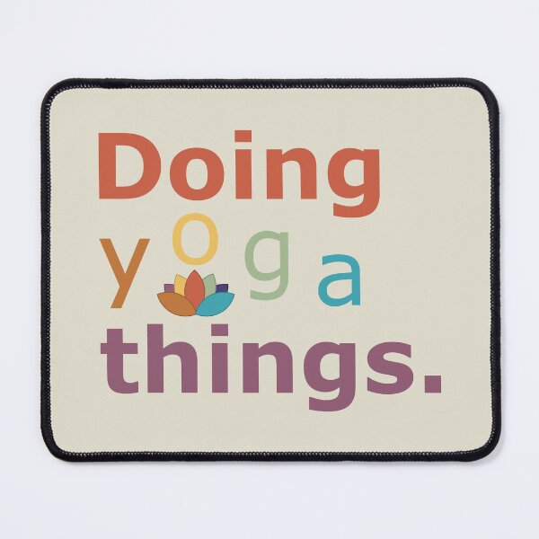Item preview, Doing yoga things. designed and sold by SaturdayMeadow.