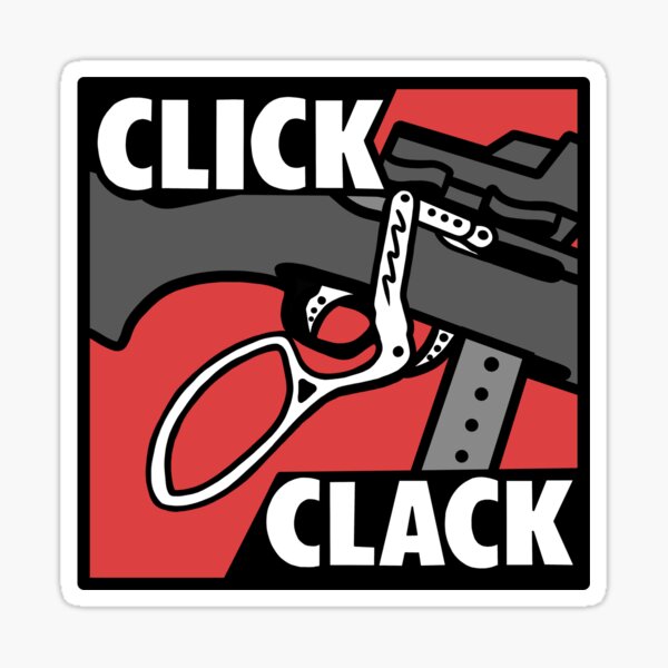 click clack Sticker
