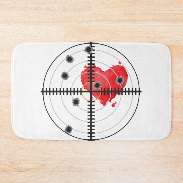 Item preview, Heart in the Sniper Scope Crosshair Symbol of falling in love designed and sold by Goliardika-Shop.