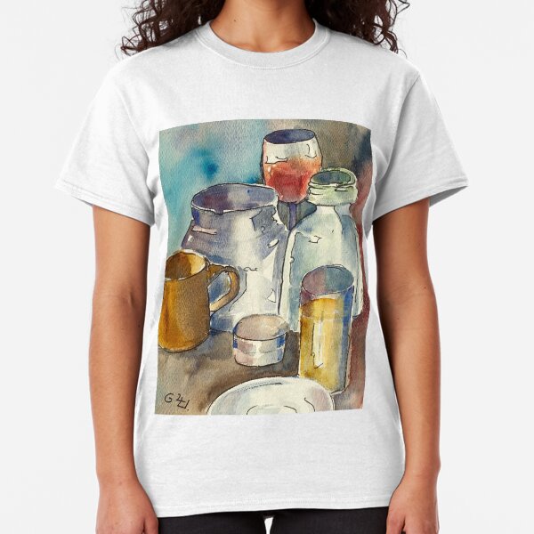 Still Life with Wine Glass Classic T-Shirt